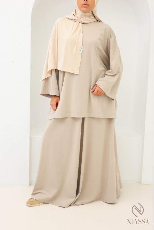 Hijab jersey liquide long tissu doux by Neyssa Confection