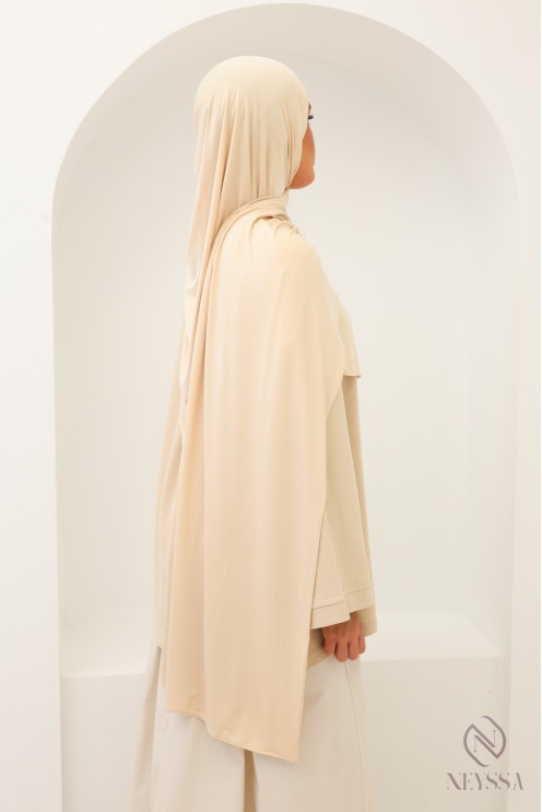 Hijab jersey liquide long tissu doux by Neyssa Confection