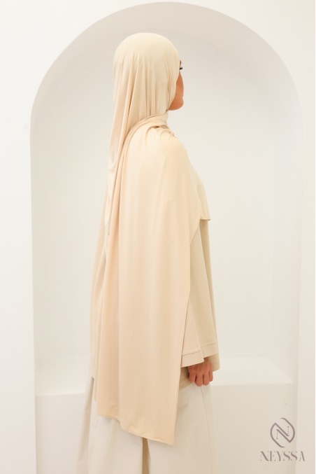 Langer Hijab aus weichem, fließendem Jersey von Neyssa Confection
