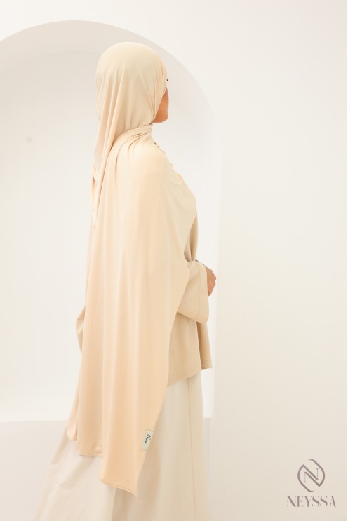 Hijab jersey liquide long tissu doux by Neyssa Confection