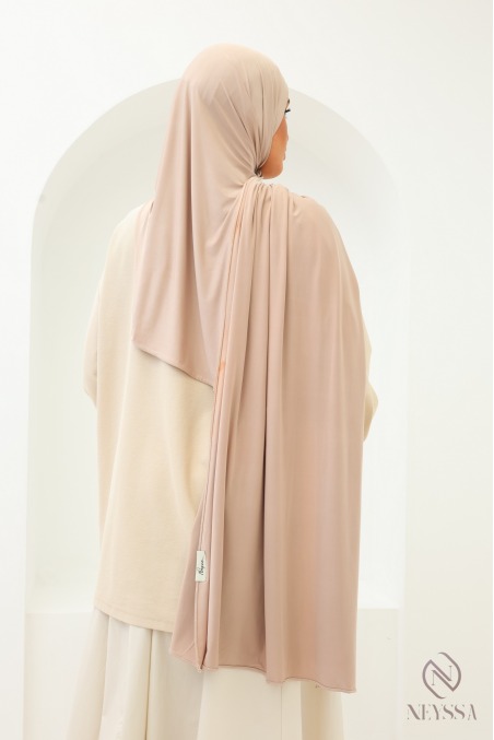 Hijab jersey liquide long tissu doux by Neyssa Confection