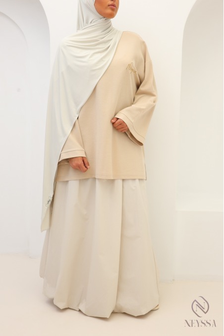 Langer Hijab aus weichem, fließendem Jersey von Neyssa Confection