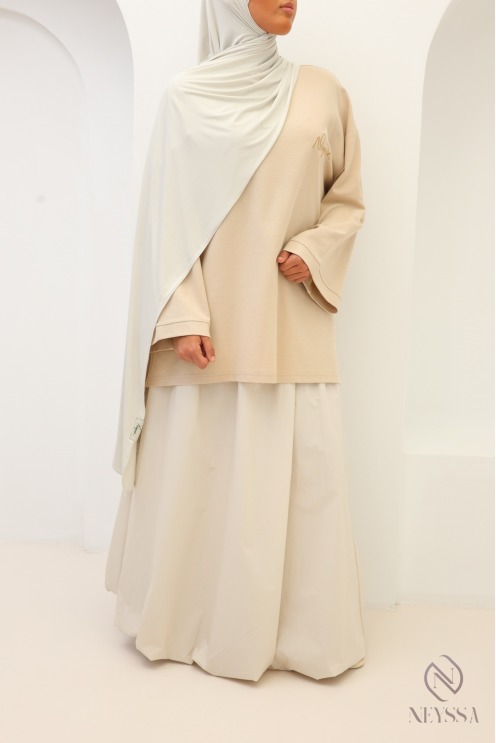 Hijab jersey liquide long tissu doux by Neyssa Confection