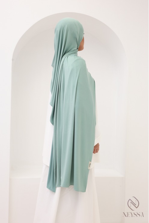 Hijab jersey liquide long tissu doux by Neyssa Confection