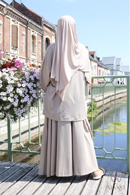Hijab jersey liquide long tissu doux by Neyssa Confection