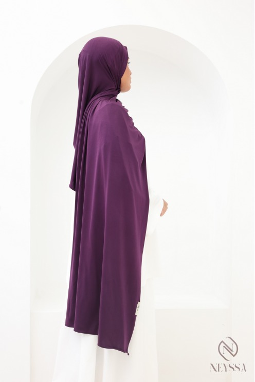 Hijab jersey liquide long tissu doux by Neyssa Confection