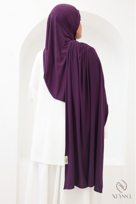 Hijab jersey liquide long tissu doux by Neyssa Confection