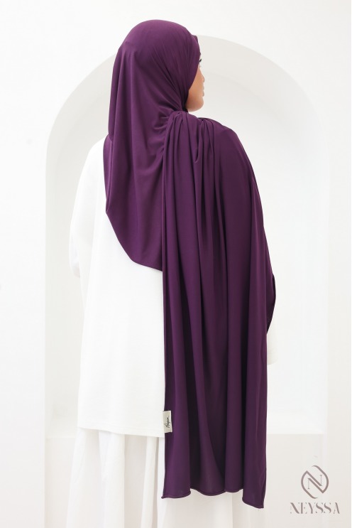 Hijab jersey liquide long tissu doux by Neyssa Confection