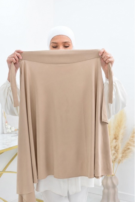 Langer, schnell anzuziehender Hijab aus Modal-Baumwolle