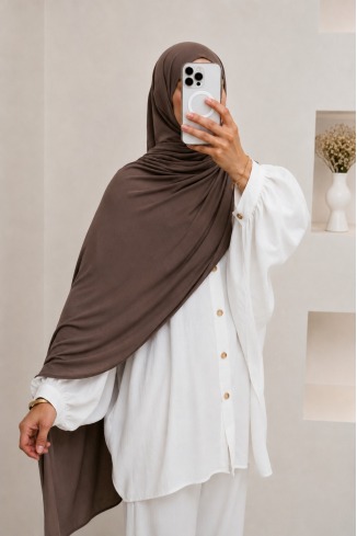Hijab modal en coton opaque et léger idéal toute saison
