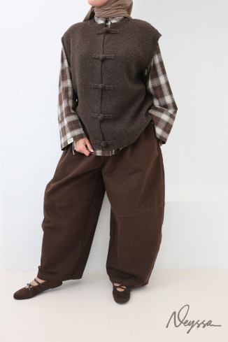 Trendy Short-Sleeved Knit Cardigan with Chinese-Style Buttons 2