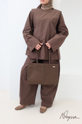 Sac grand format femme pour cours et ordinateur Neyssa