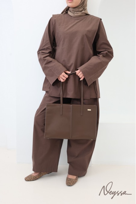 Sac grand format femme pour cours et ordinateur Neyssa