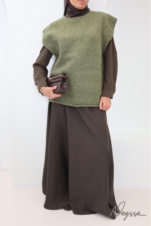 Women's Sleeveless Textured Knit Sweater
