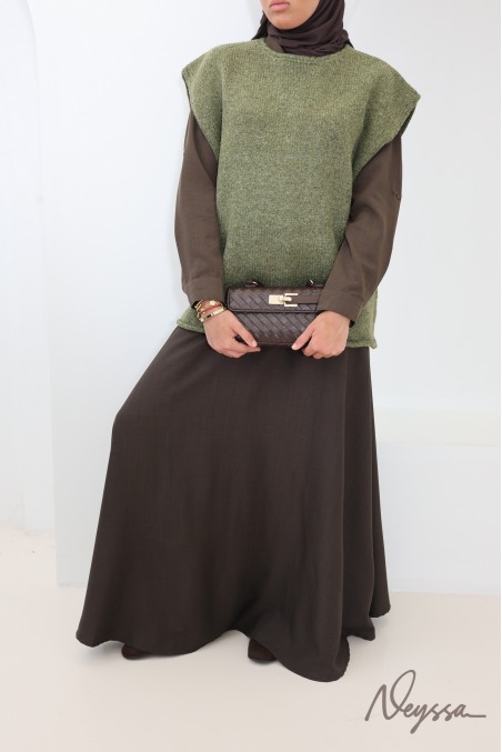 Women's Sleeveless Textured Knit Sweater