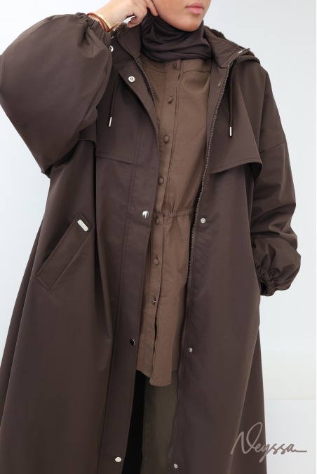 Women's Extra-Oversized, Water-Repellent Long Parka