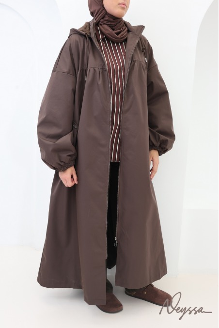Parka longue femme extra oversize déperlante