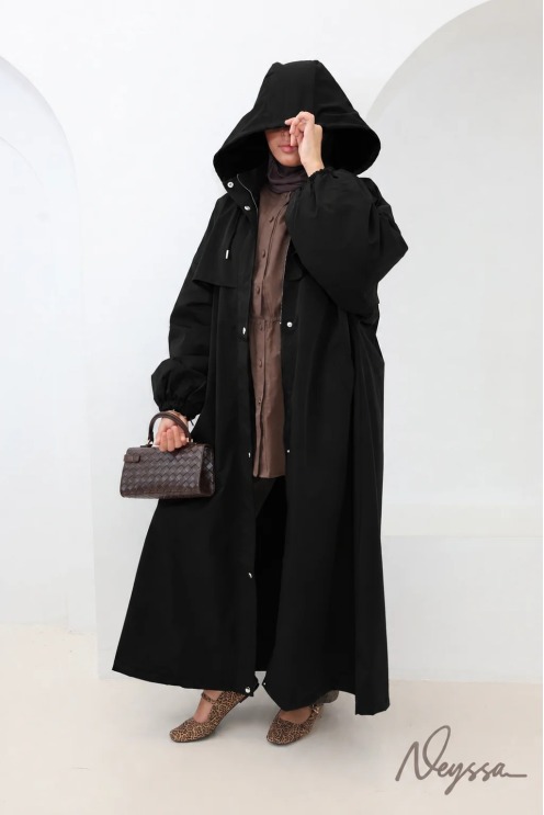 Langer, extra-oversize, wasserabweisender Damenparka