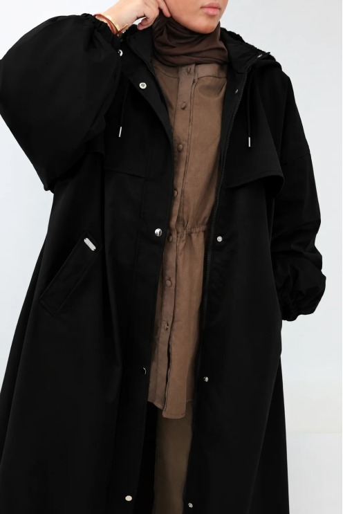 Parka longue femme extra oversize déperlante