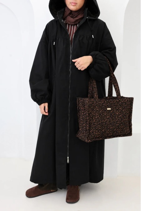 Langer, extra-oversize, wasserabweisender Damenparka