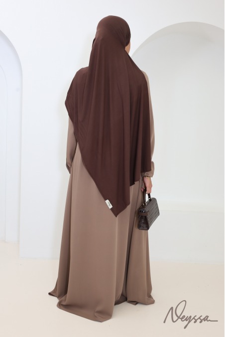 Hijab long bamboo opaque et léger, tissu fluide agréable à porter