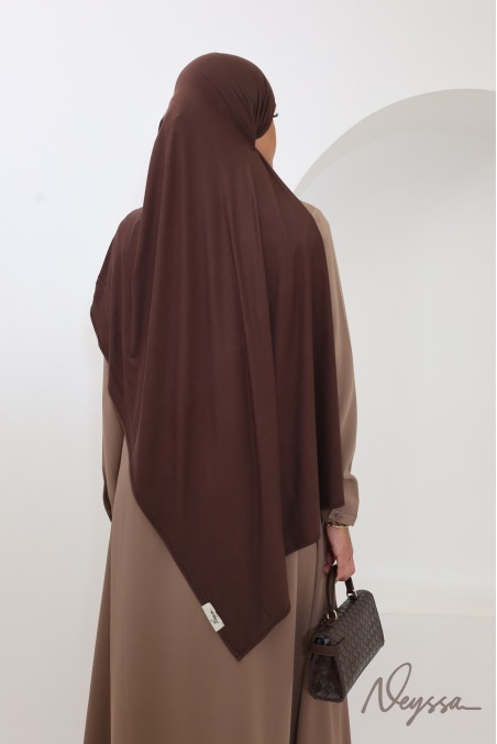 Hijab long bamboo opaque et léger, tissu fluide agréable à porter