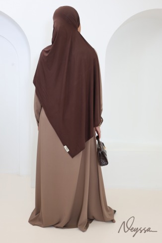 Hijab long bamboo opaque et léger, tissu fluide agréable à porter 2
