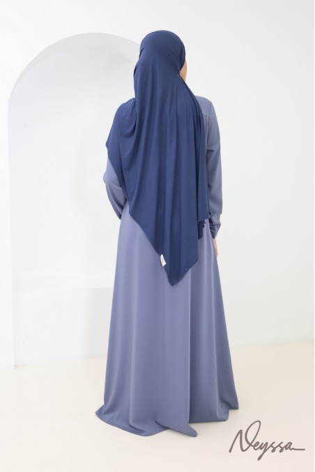 Langer, blickdichter und leichter Hijab aus Bambus, fließender Stoff