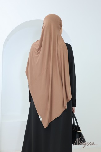 Hijab long bamboo opaque et léger, tissu fluide agréable à porter