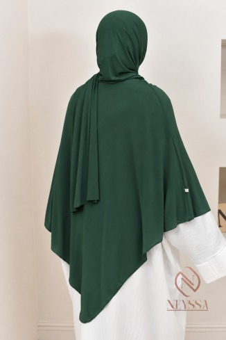 Khimar Hijab Premium-Jersey 2 in 1 kurzes Modell, leicht anzuziehen, modest fashion. 2