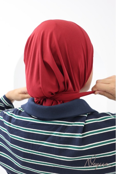 Cagoule-hijab à enfiler de Neyssa, en jersey haut de gamme