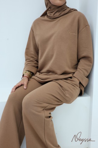 2-piece set with pants + long-sleeved T-shirt for hijabi women 2