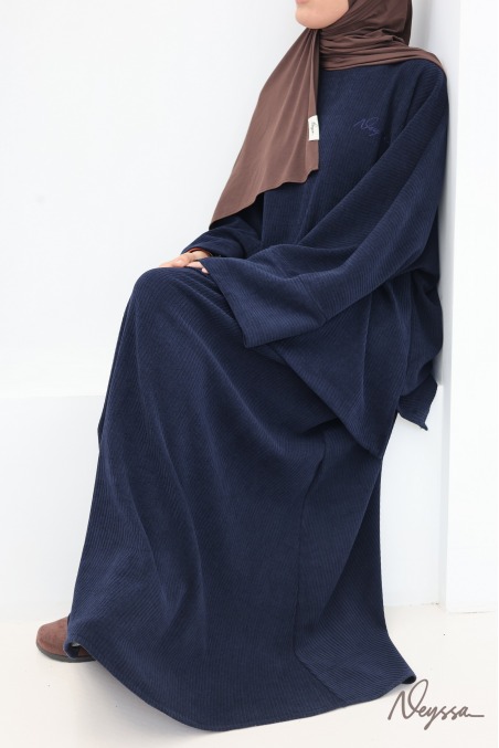 corduroy skirt set for veiled women, modest cut