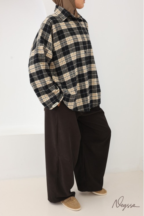 Oversize-Hemd im Holzfäller-Stil mit Karomuster