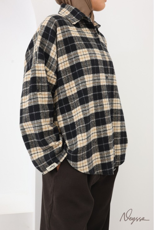 Oversize-Hemd im Holzfäller-Stil mit Karomuster