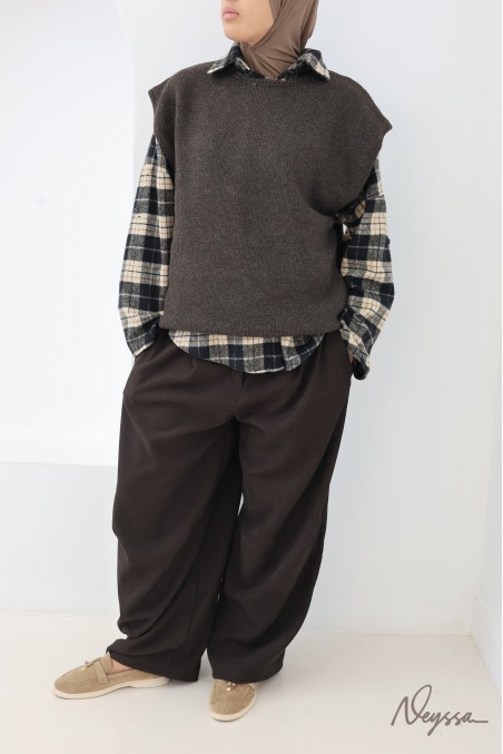 Oversized Checkered Lumberjack-Style Overshirt