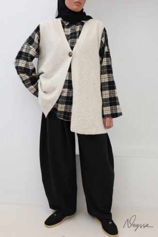 Oversized Checkered Lumberjack-Style Overshirt 2