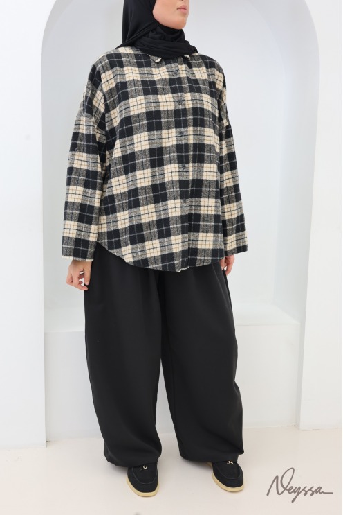 Oversize-Hemd im Holzfäller-Stil mit Karomuster