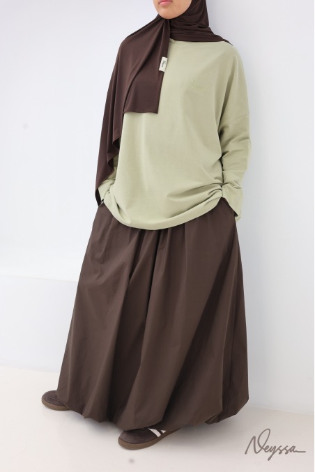 T-shirt sauge mi-long femme hijabi pour le sport | Neyssa