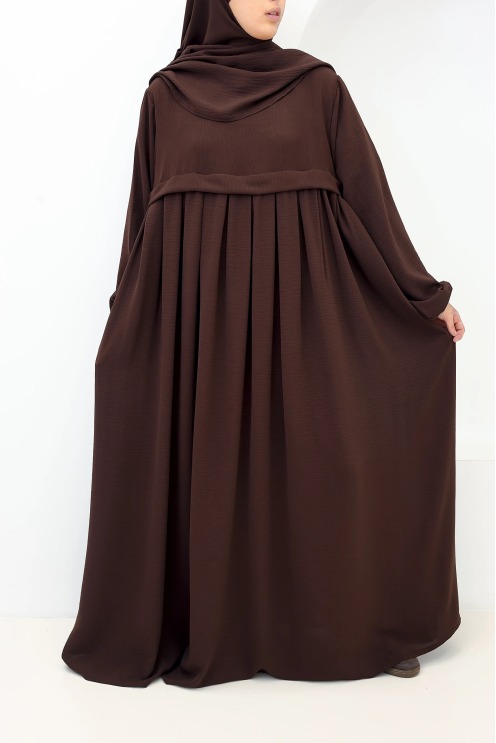 Tawaf Khimar Abaya Set Chocolate for Umrah | Neyssa