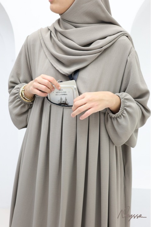 Tawaf Khimar Abaya Set Taupe for Umrah | Neyssa