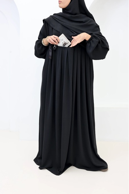Tawaf Khimar Abaya Set Black for Umrah | Neyssa