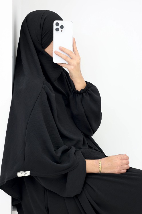 Tawaf Khimar Abaya Set Black for Umrah | Neyssa
