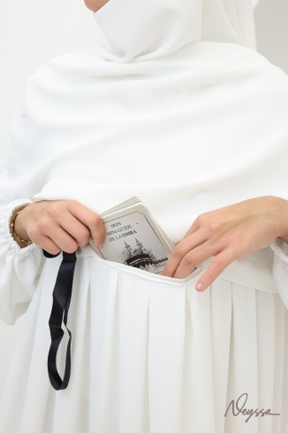 Tawaf Khimar Abaya Set Ivory for Umrah | Neyssa 2
