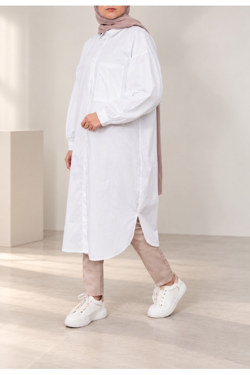 Long cotton tunic very long muslim woman muslim woman