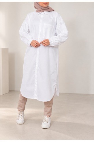 Long cotton tunic very long muslim woman muslim woman 2