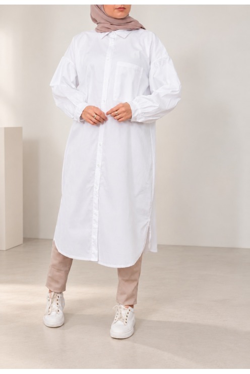 Long cotton tunic very long muslim woman muslim woman