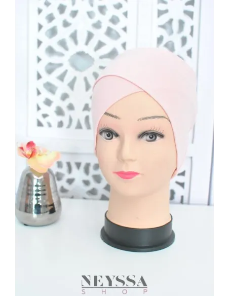 bandeau croisé en sous hijab indispensable pour femme voilée musulmane