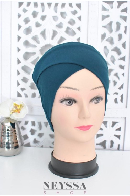 bandeau croisé en sous hijab indispensable pour femme voilée musulmane