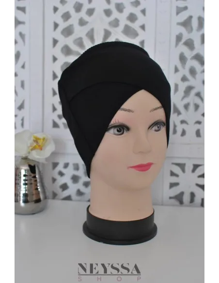 bandeau croisé en sous hijab indispensable pour femme voilée musulmane
